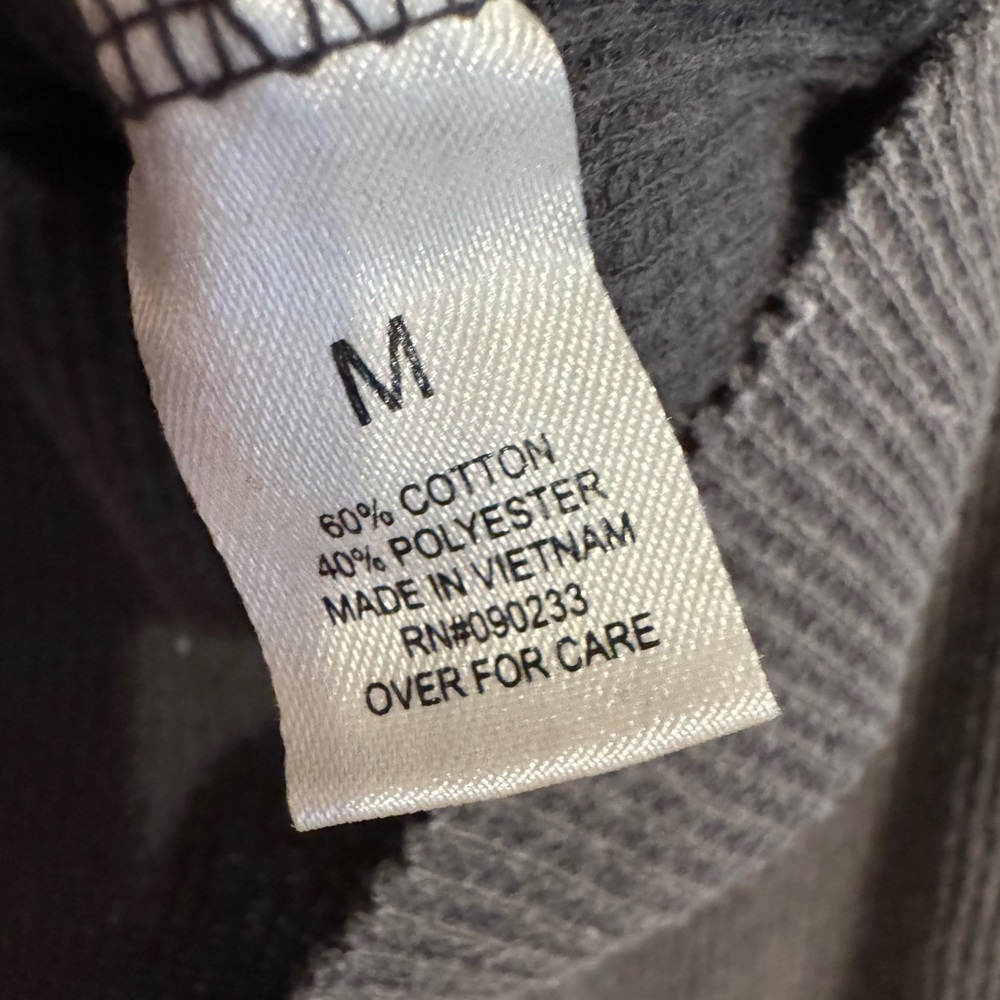 Pacsun Gray Waffle Knit Cropped Shirt - Picture 3 of 3